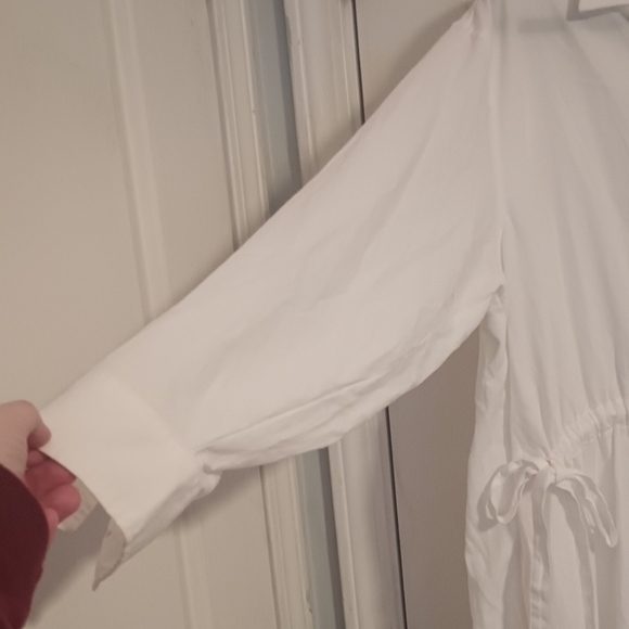 Universal Thread Classic White Button-Down Dress - Picture 3 of 12